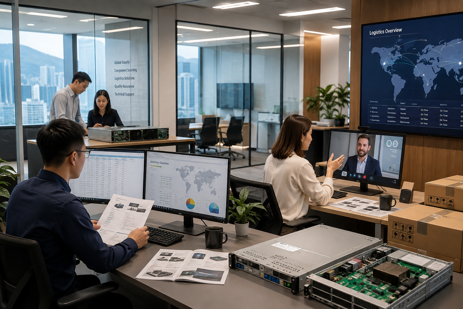 Team at work